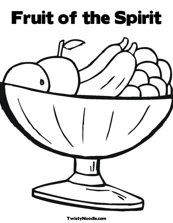 FRUIT OF THE SPIRIT COLORING Â« Free Coloring Pages