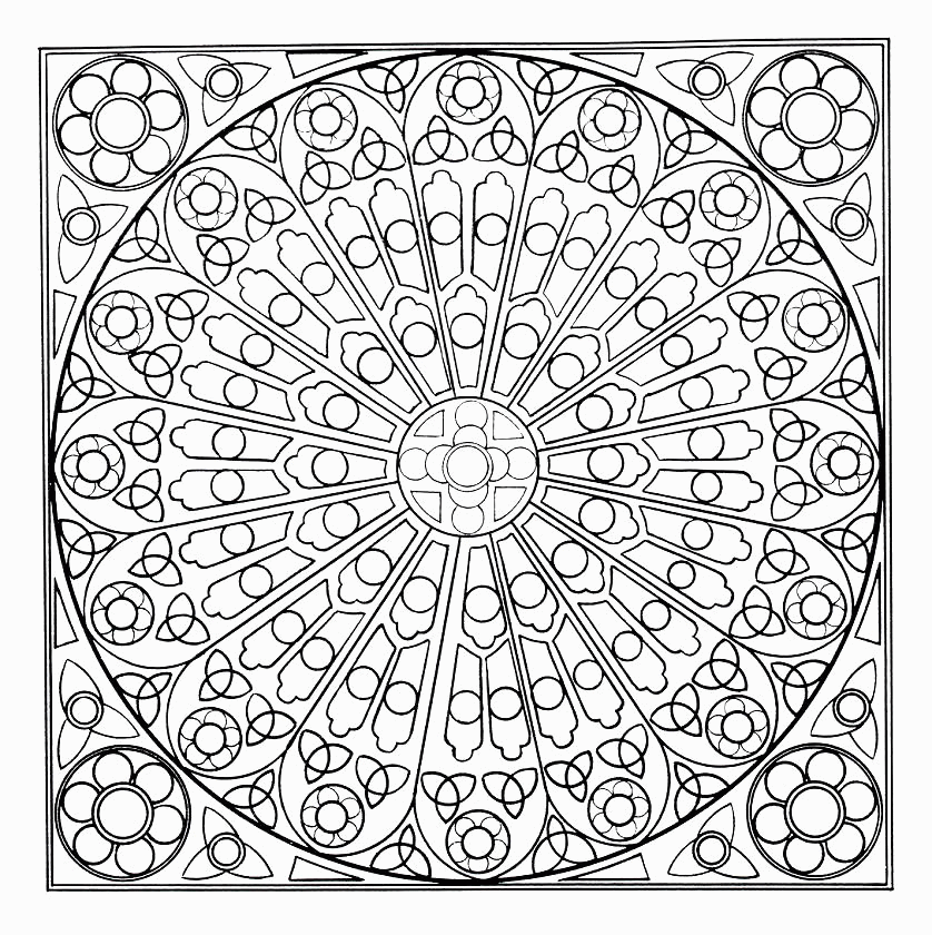 mandala coloring pages for adult therapy free - photo #34