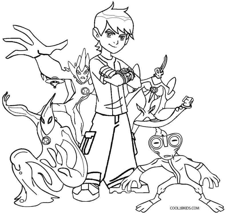 Ben 10 Ultimate Alien Coloring Pages For Kids - Coloring Home