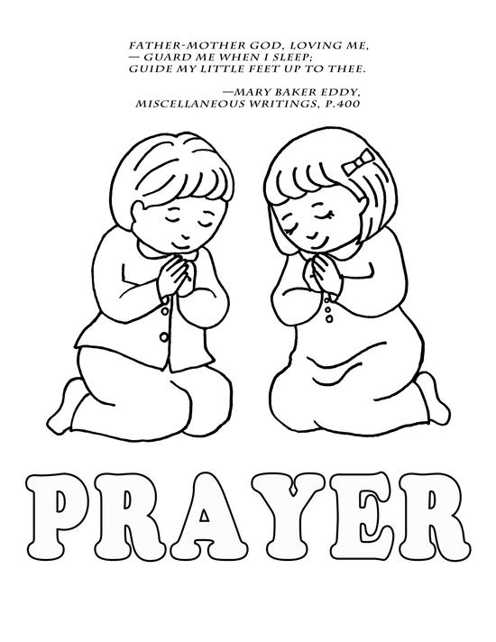 The Lord S Prayer Coloring Pages For Children Coloring Home
