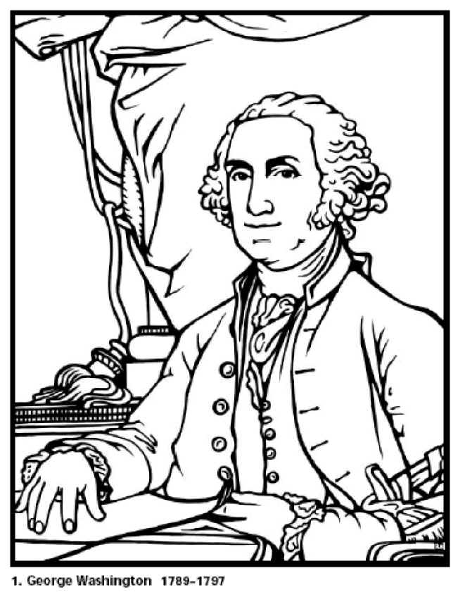 Coloring Page Presidents - Coloring Pages For All Ages