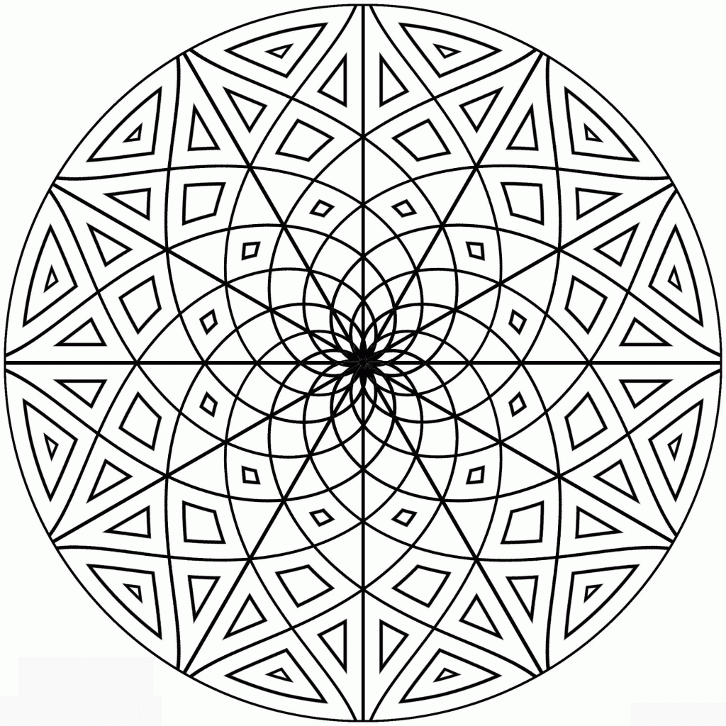 Buddhist Mandala Coloring Pages Coloring Home