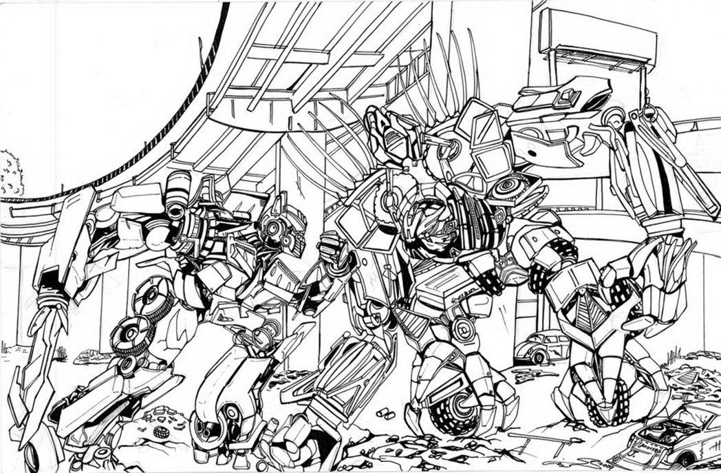 transformers-optimus-prime-coloring-pages-599938 Â« Coloring Pages ...