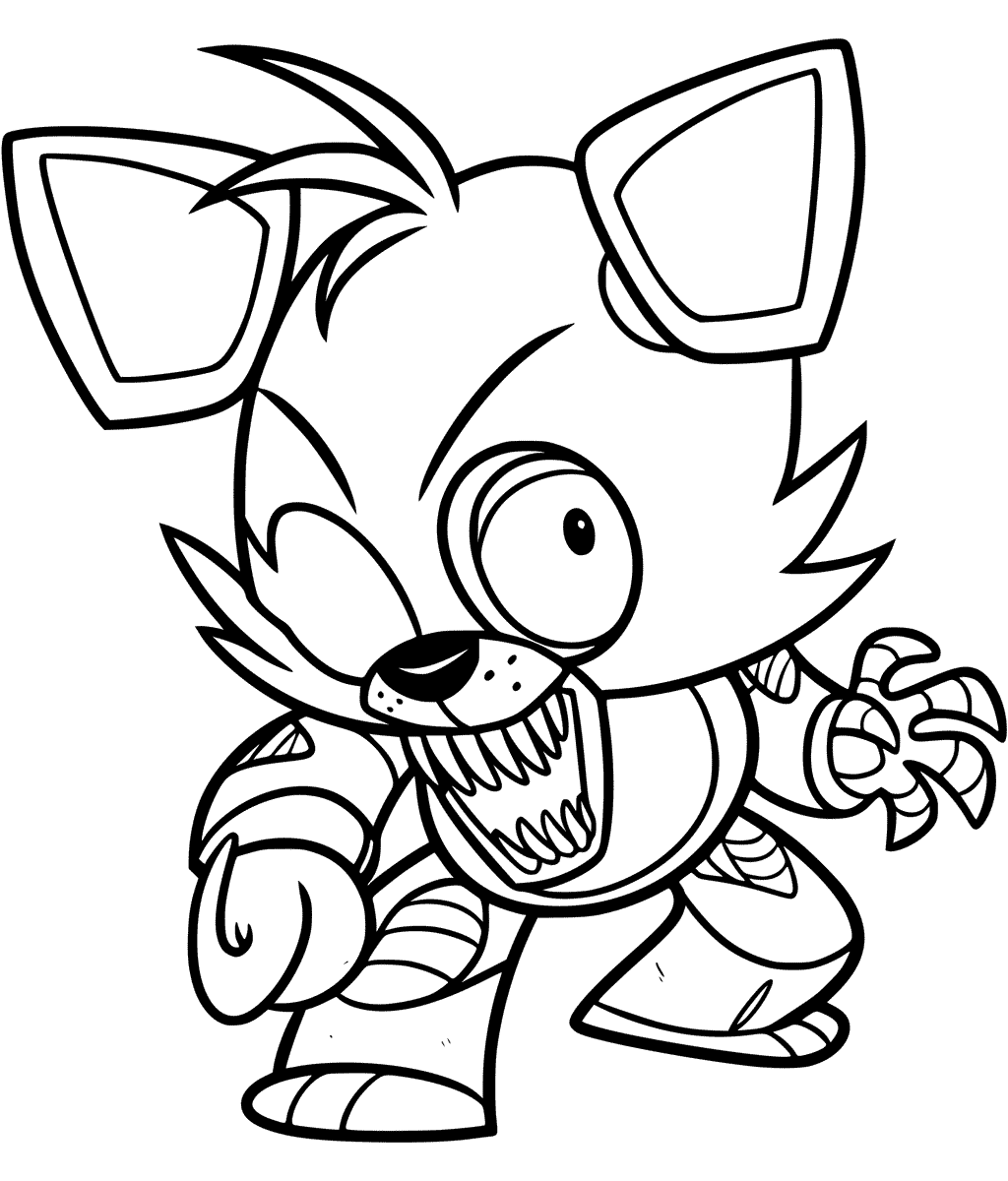 Foxy Coloring Pages ...