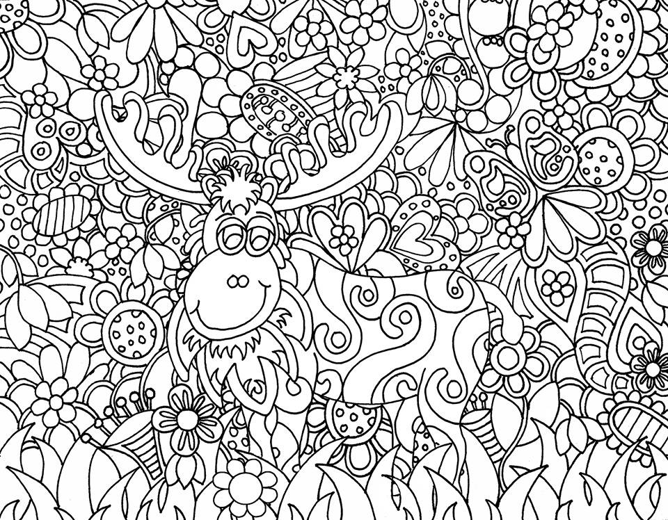 Printable Doodle Art Coloring Pages More Printables - Colorine.net ...