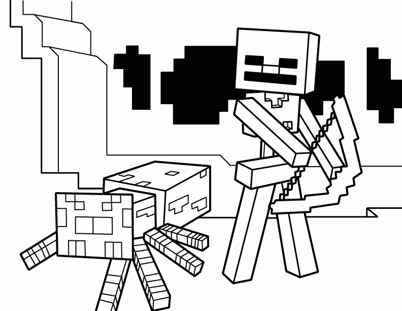 Minecraft Printables Coloring Pages - Coloring Home