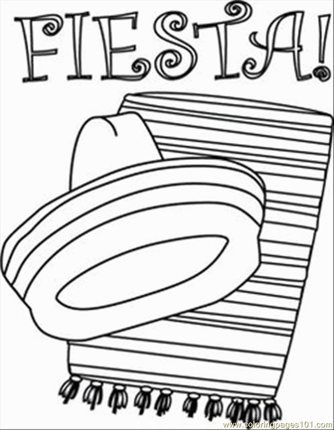 Top Mexican Fiesta Coloring Pages Az Coloring Pages - Artscolors