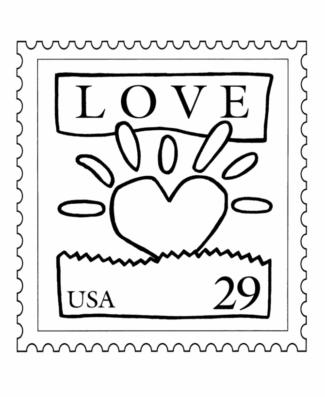 BlueBonkers: US Postage Stamp Coloring Pages