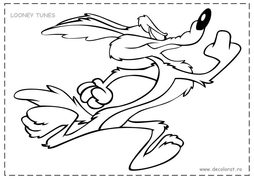 Roadrunner Coloring Pages - Coloring Home