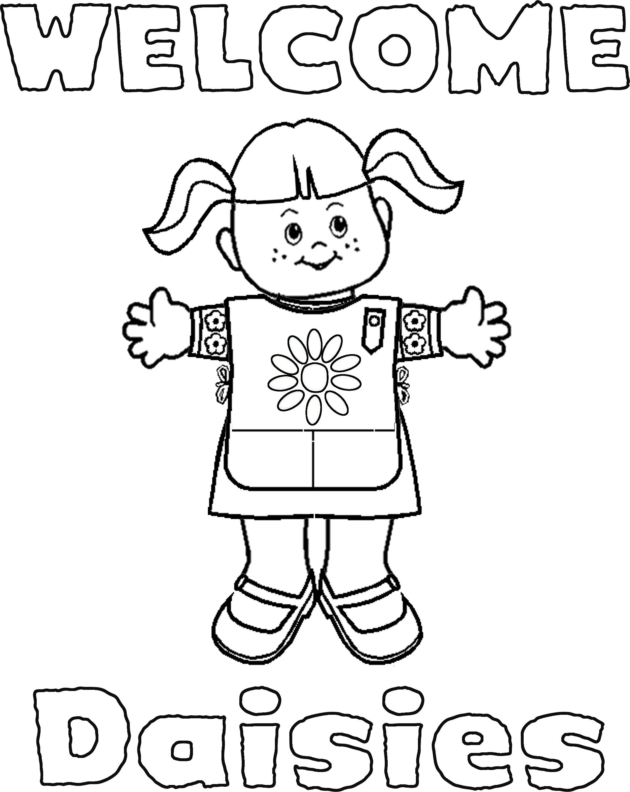 1000+ images about Daisy Coloring Pages on Pinterest | Girl scout ...
