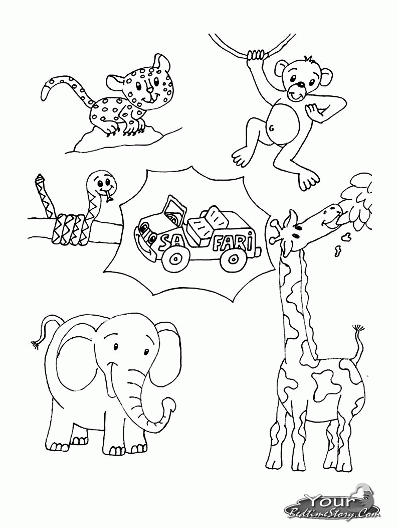 Safari Girl Coloring Pages Disney Safari Coloring Pages. Kids ...