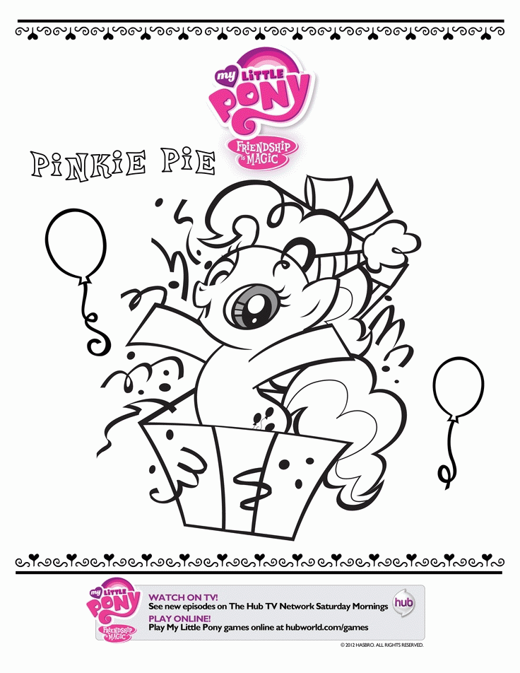 My Little Pony Friendship Is Magic Pinkie Pie - Coloring Pages for ...