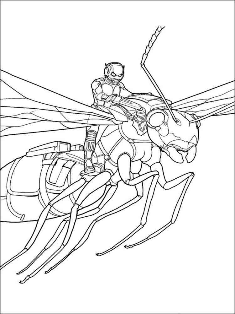Ant Man coloring pages