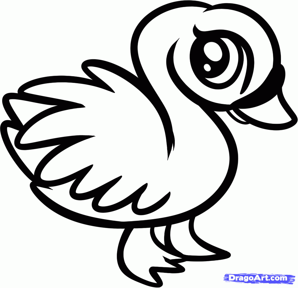 Free Coloring Pages Cute Baby Animals