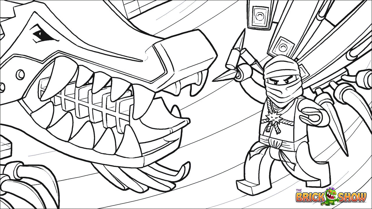 Ninjago Lego Coloring Pages Printable - High Quality Coloring Pages