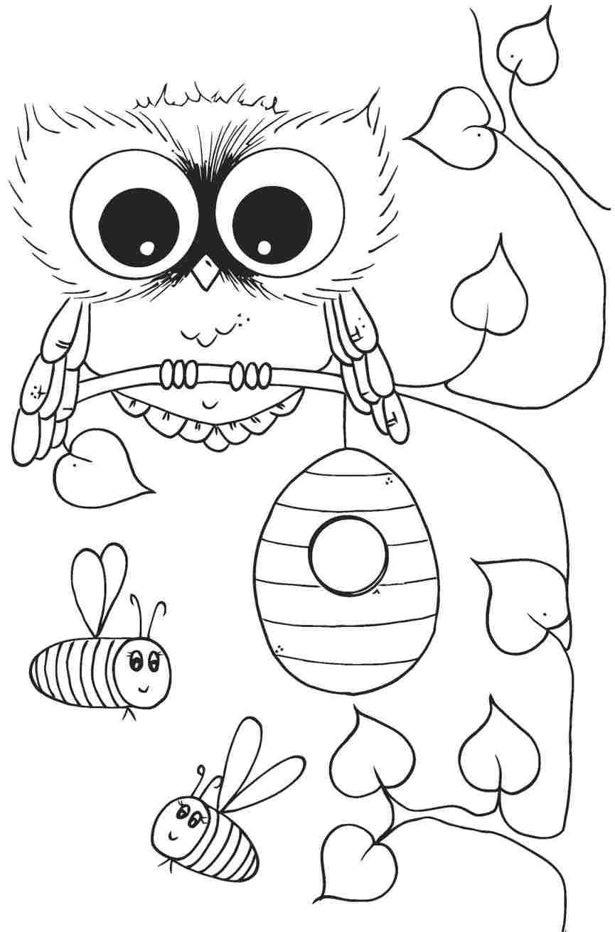 10 Pics of Fancy Owl Coloring Pages - DIA De Los Muertos Owl, Owl ...