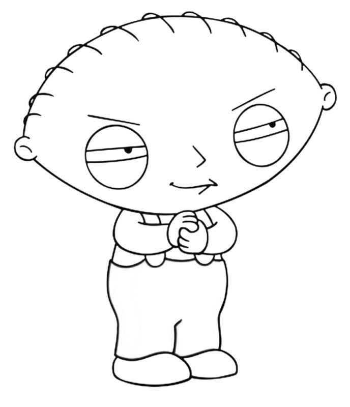 Stewie Family Guy Coloring Pages Coloring Home