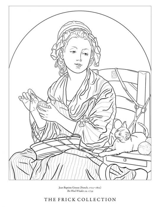 The Frick Collection Coloring Pages | The Frick Collection