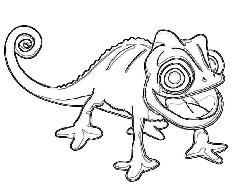 10 Pics of Tangled Pascal Coloring Pages Printable - Rapunzel ...