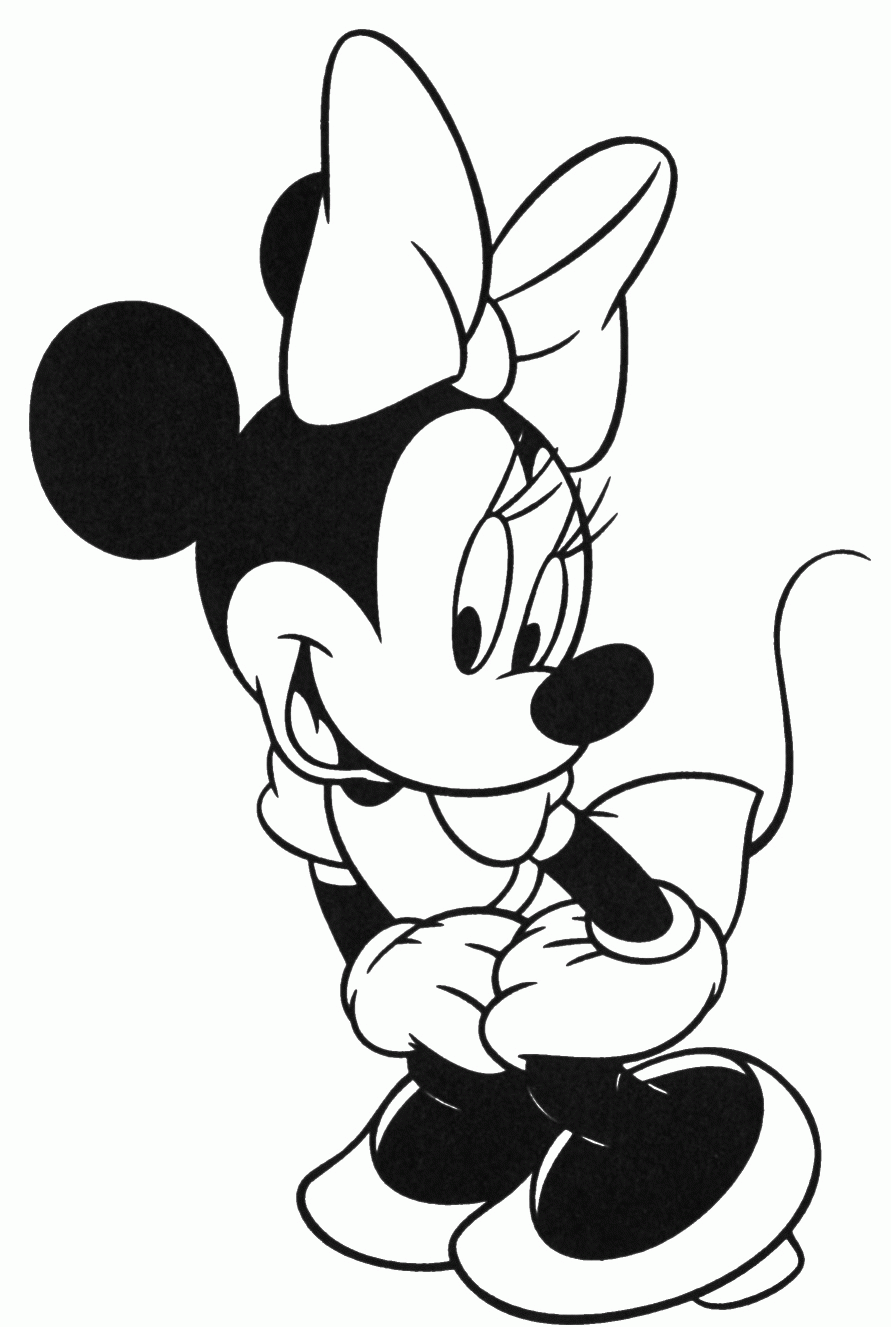Free Minnie Mouse Coloring Pages Pdf