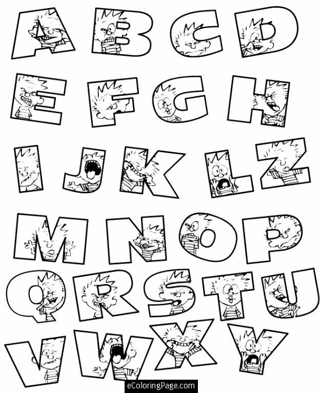 Color By Alphabet Coloring Pages - Coloring Pages For All Ages