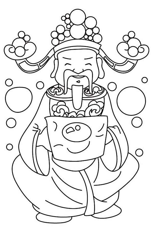 Chinese New Year Animals Coloring Pages Coloring Home
