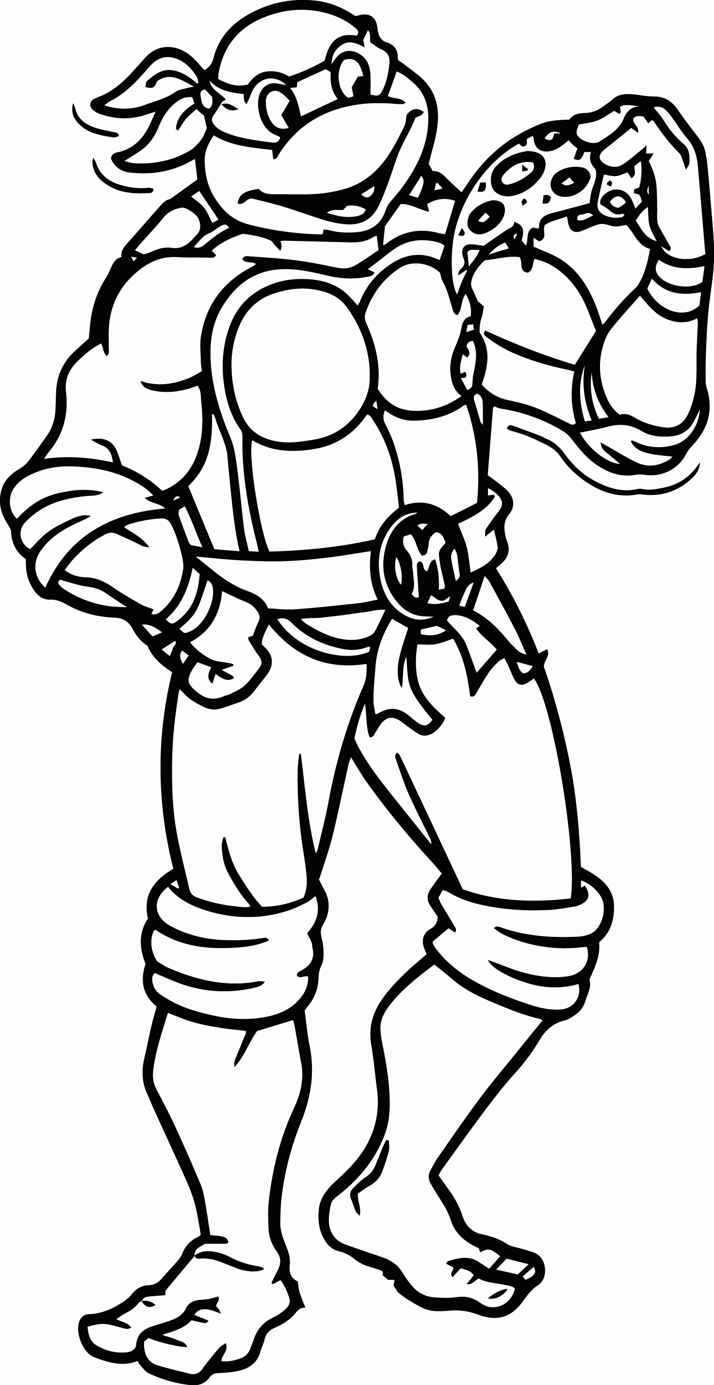 Age Mutant Ninja Turtles Michelangelo Coloring Pages - High ...