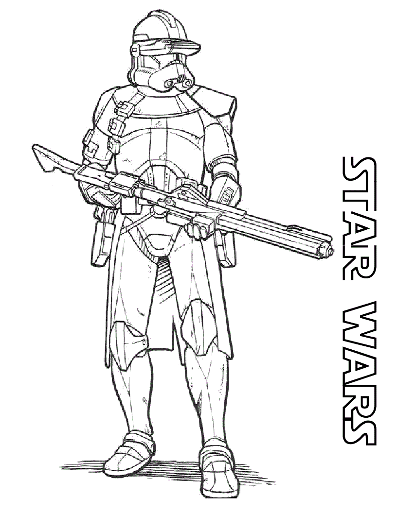 14 Free Pictures for: Clone Trooper Coloring Pages. Temoon.us