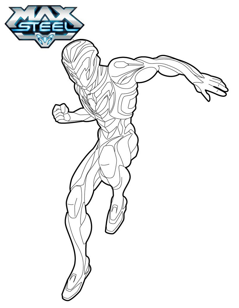 Max Steel Coloring Pages 2019 | Educative Printable | Coloring ...