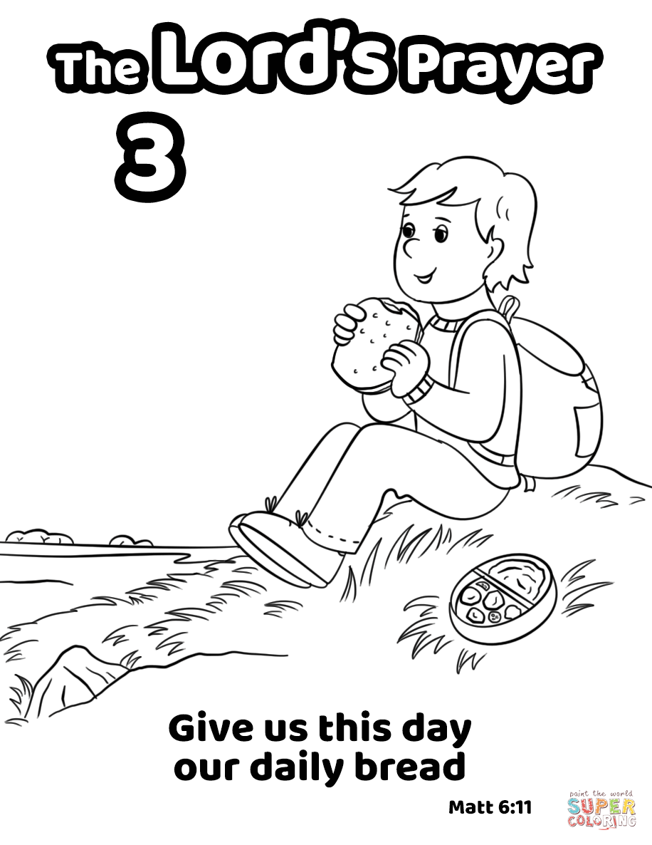 Give Us This Day Our Daily Bread coloring page | Free Printable Coloring  Pages