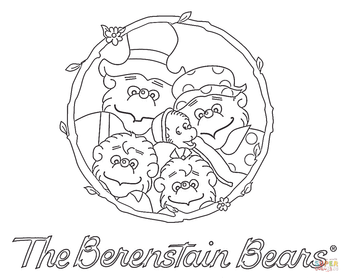 Berenstain Bears coloring page | Free Printable Coloring Pages