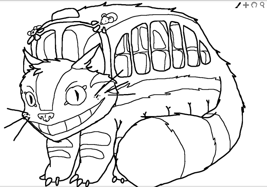8 Pics of Totoro Cat Bus Coloring Pages - My Neighbor Totoro ...