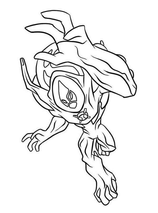 Ben 10 Ultimate Alien Coloring Pages Printable - High Quality ...