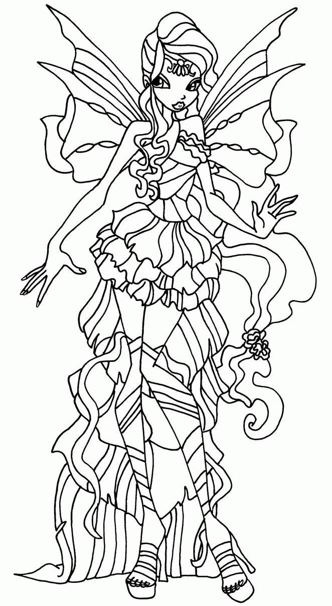 Related Winx Club Coloring Pages item-10539, Winx Club Coloring ...