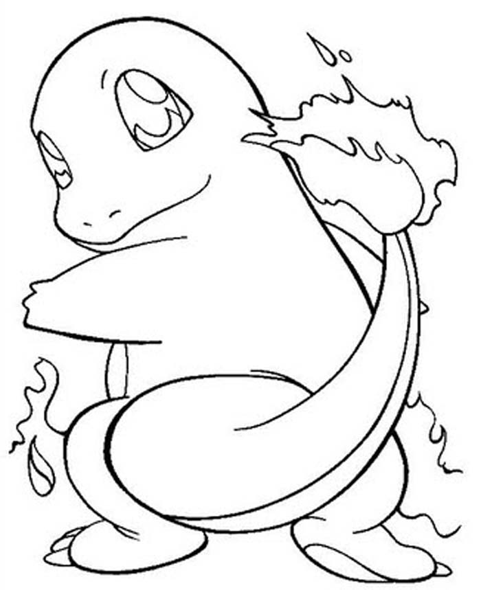 Pokemon Charmander Coloring Pages Coloring Home
