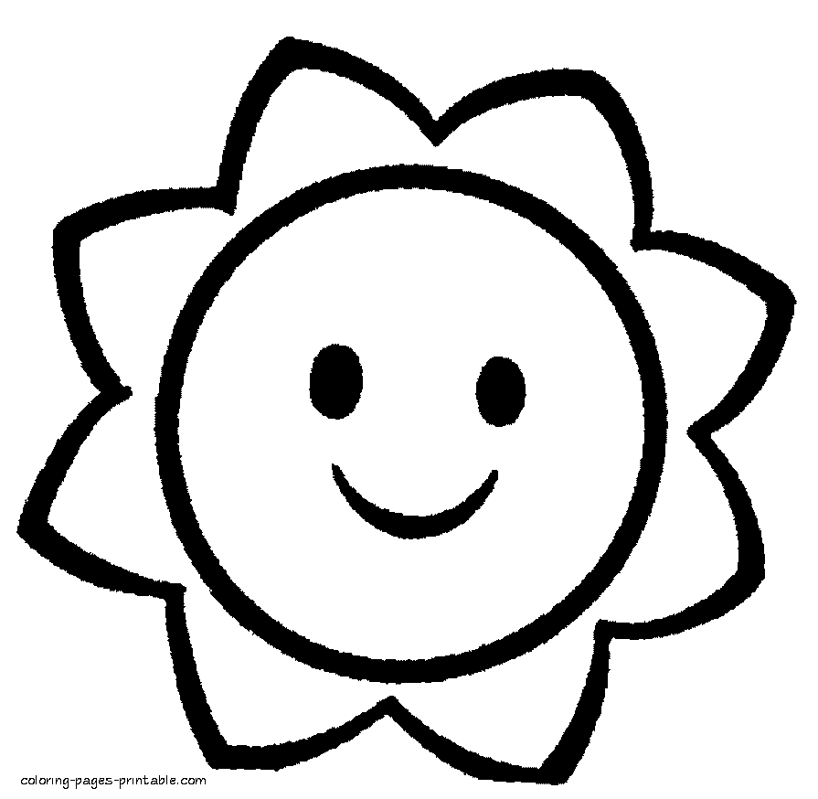 Kindergarten Coloring Pages Easy - Coloring Home