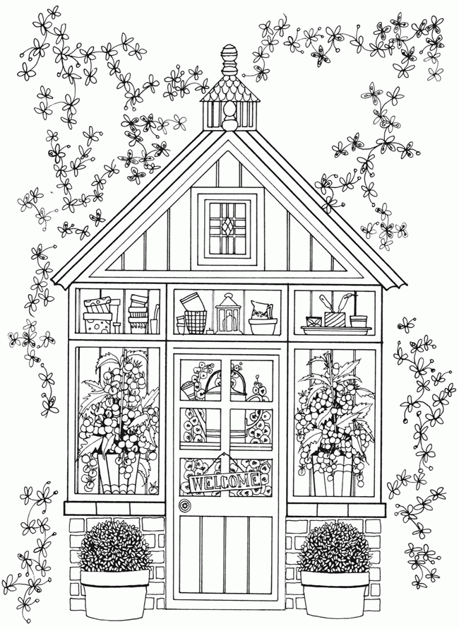 Fancy Coloring Pages For Adults - Coloring Home