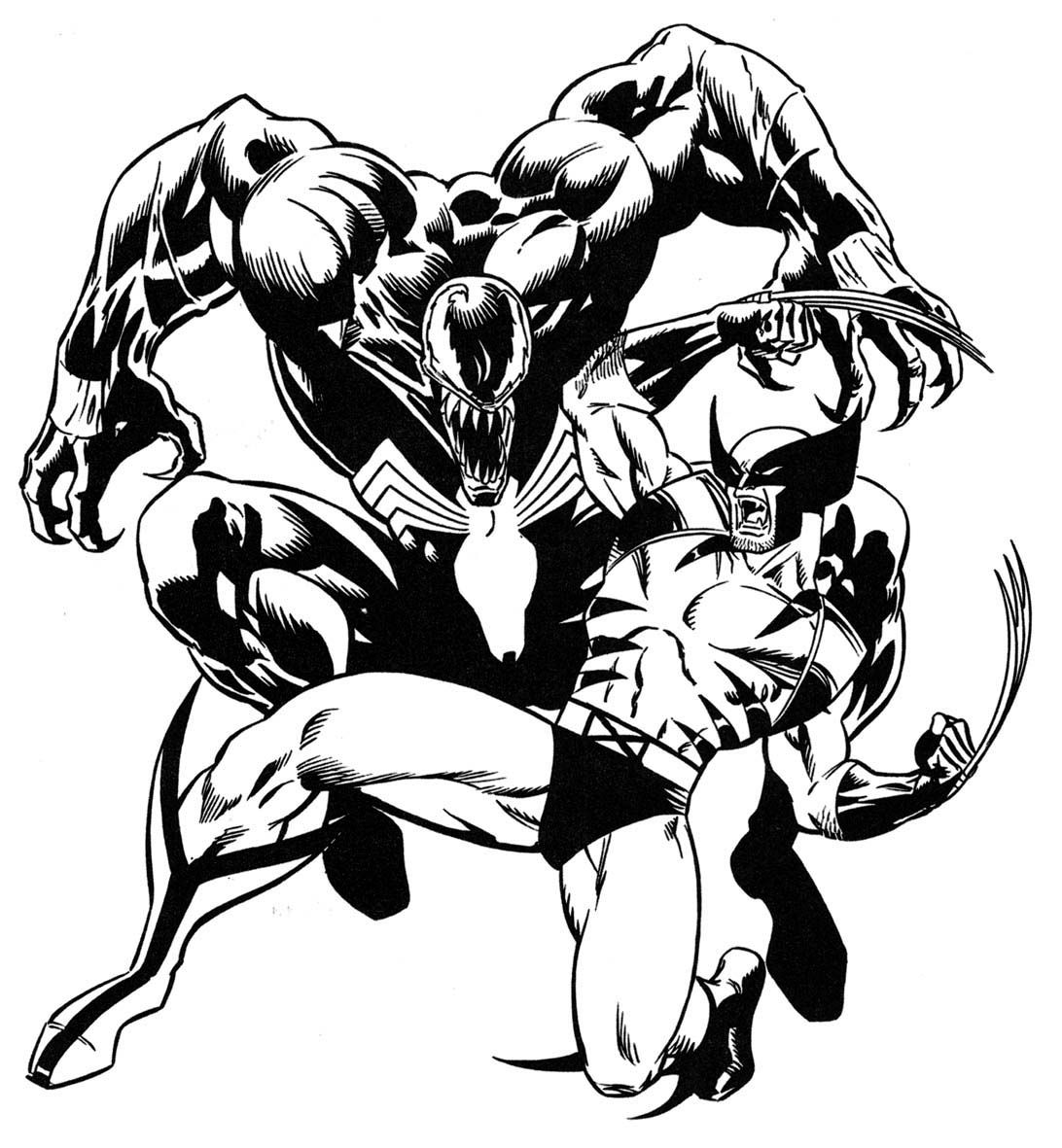 Printable Venom Coloring Pages - Coloring Home
