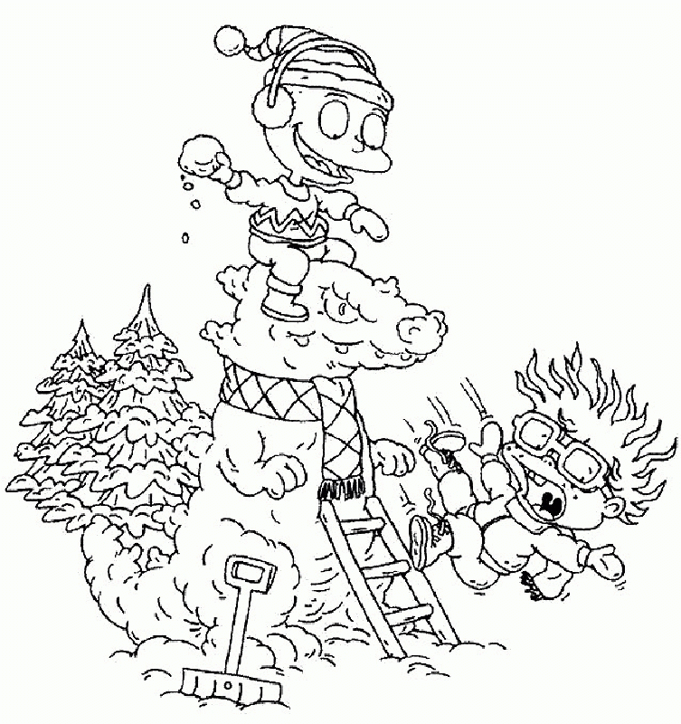 Nickelodeon Christmas Coloring Pages Printable - High Quality ...