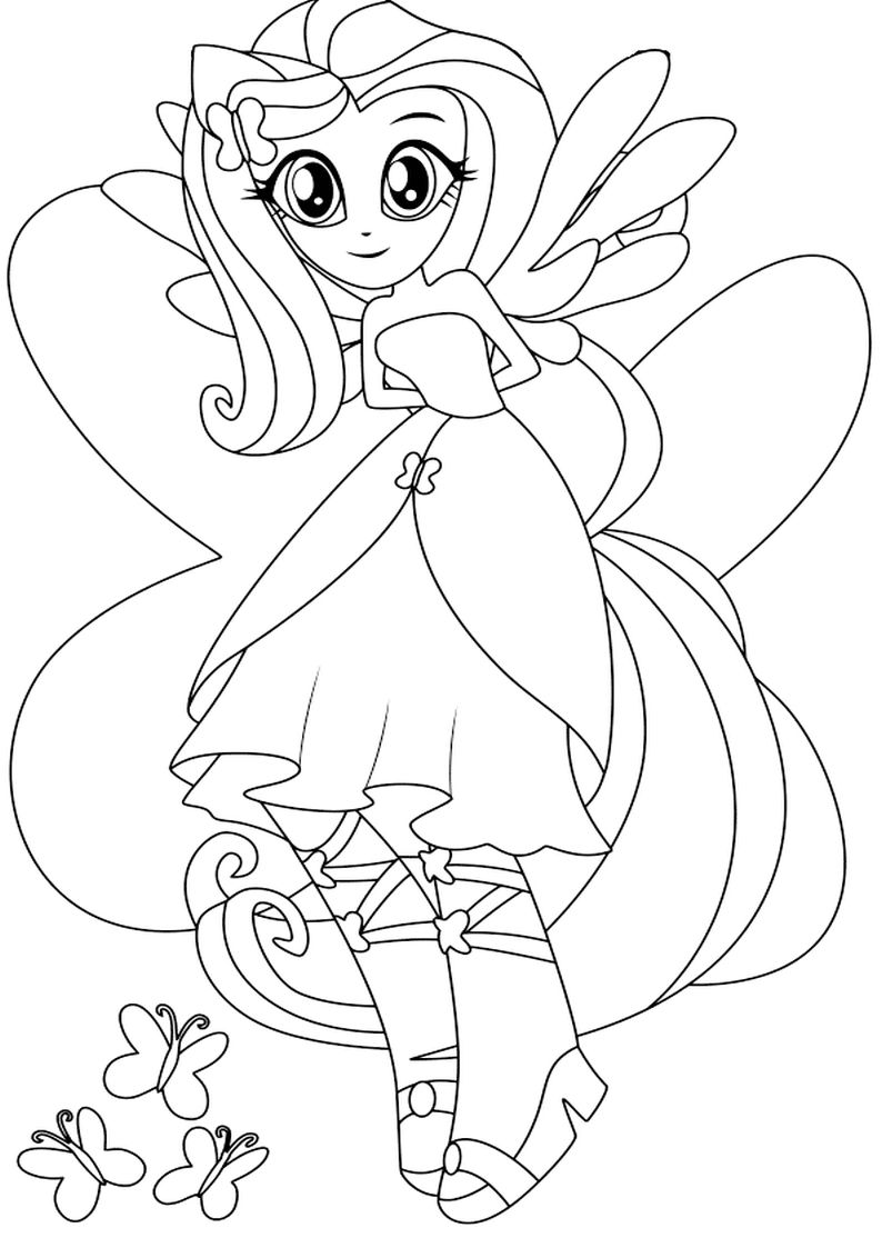 My Little Pony Coloring Pages Rainbow Dash Equestria Girls ...