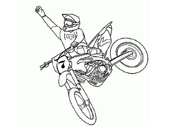 Dirt Bike Colouring Pages To Print - Coloring Pages for Kids and ...