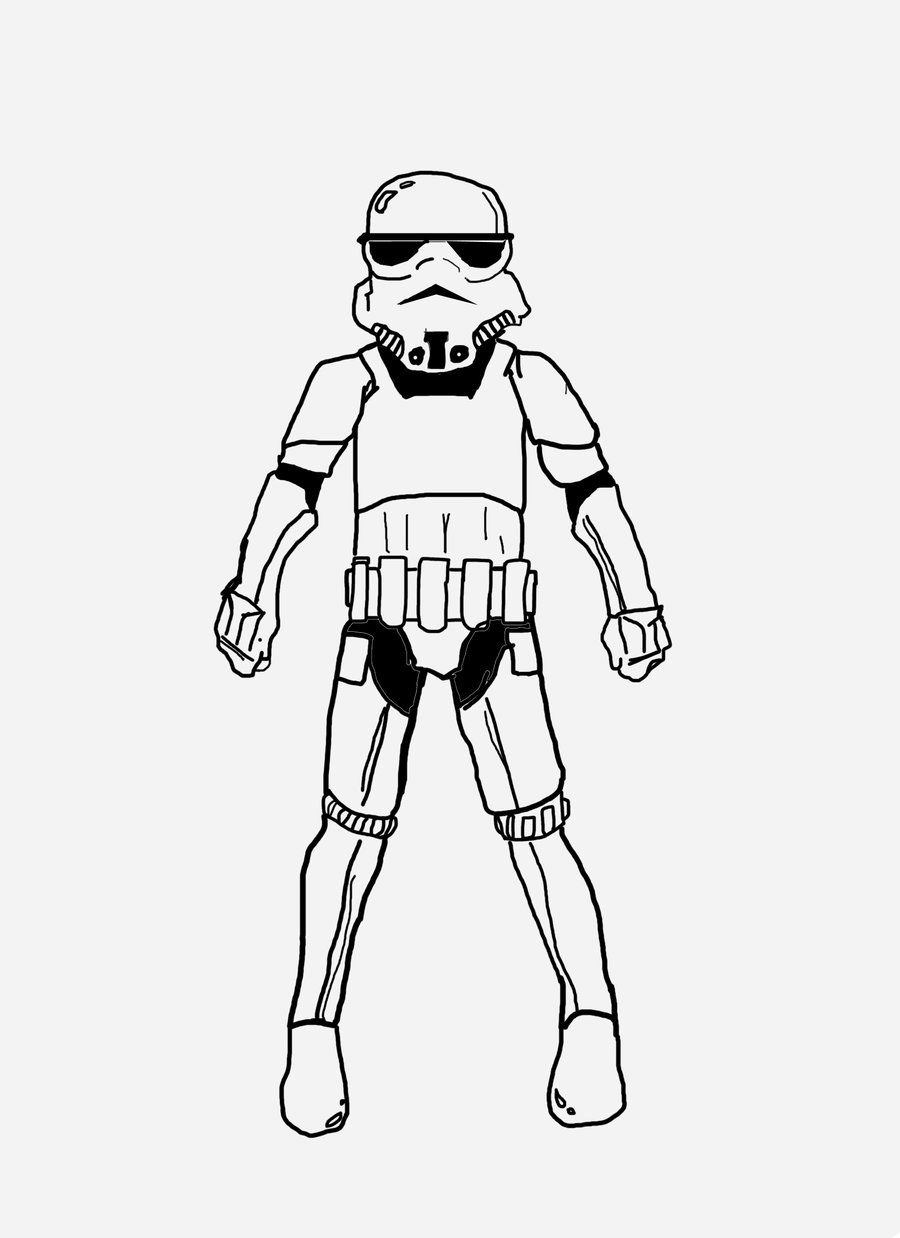 Storm Trooper Coloring Pages - HiColoringPages