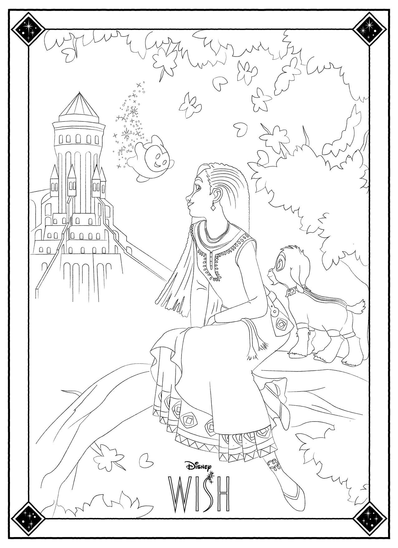 WISH Coloring Pages - Highlights Along ...