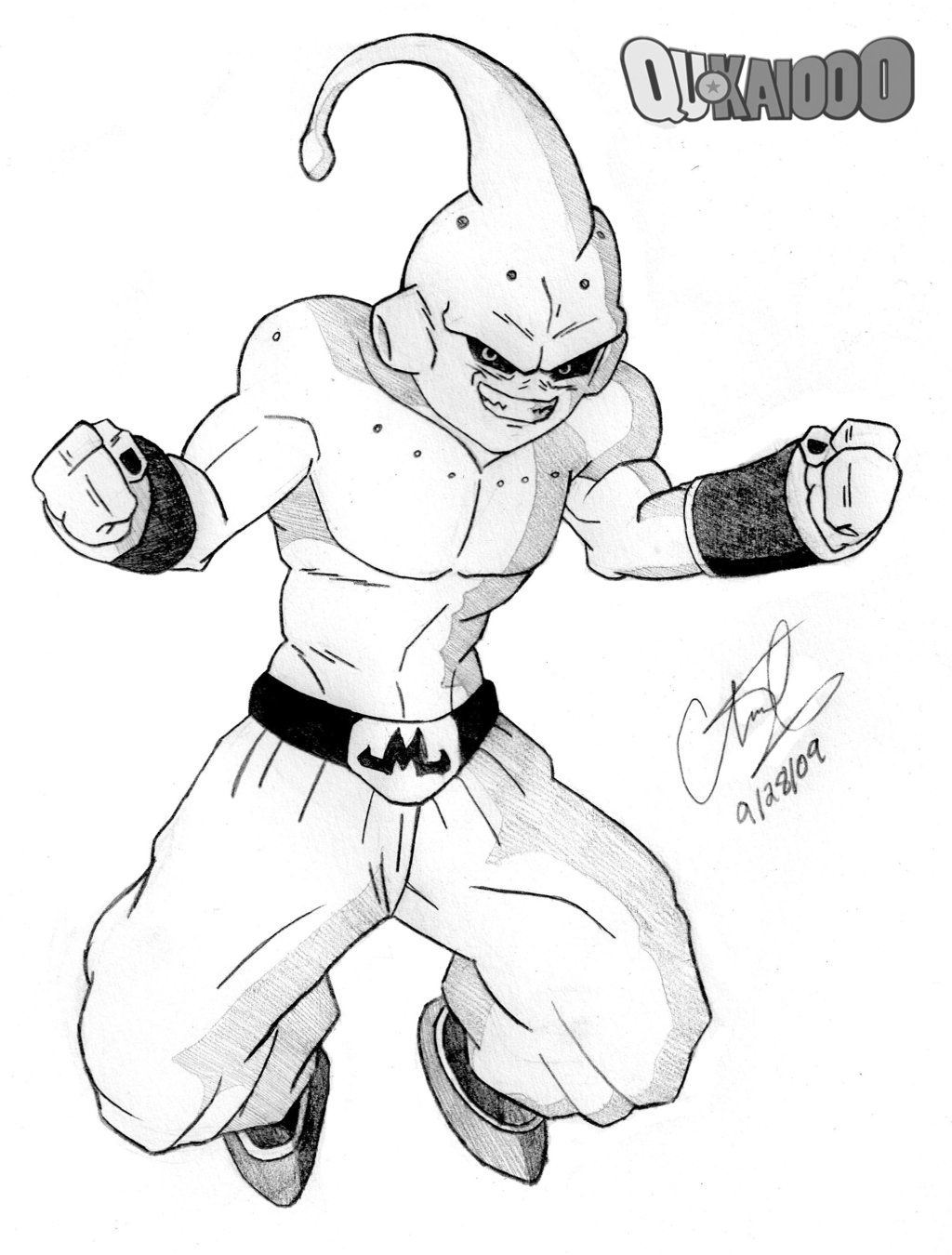Dragon Ball Z Coloring Pages dragon ball z coloring pages kid buu ...