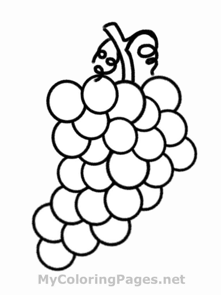 Fruits. Free coloring book pages find, print and color for free