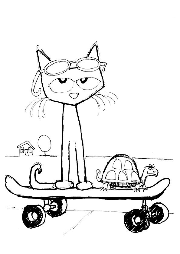 Pete The Cat Printables Coloring Home