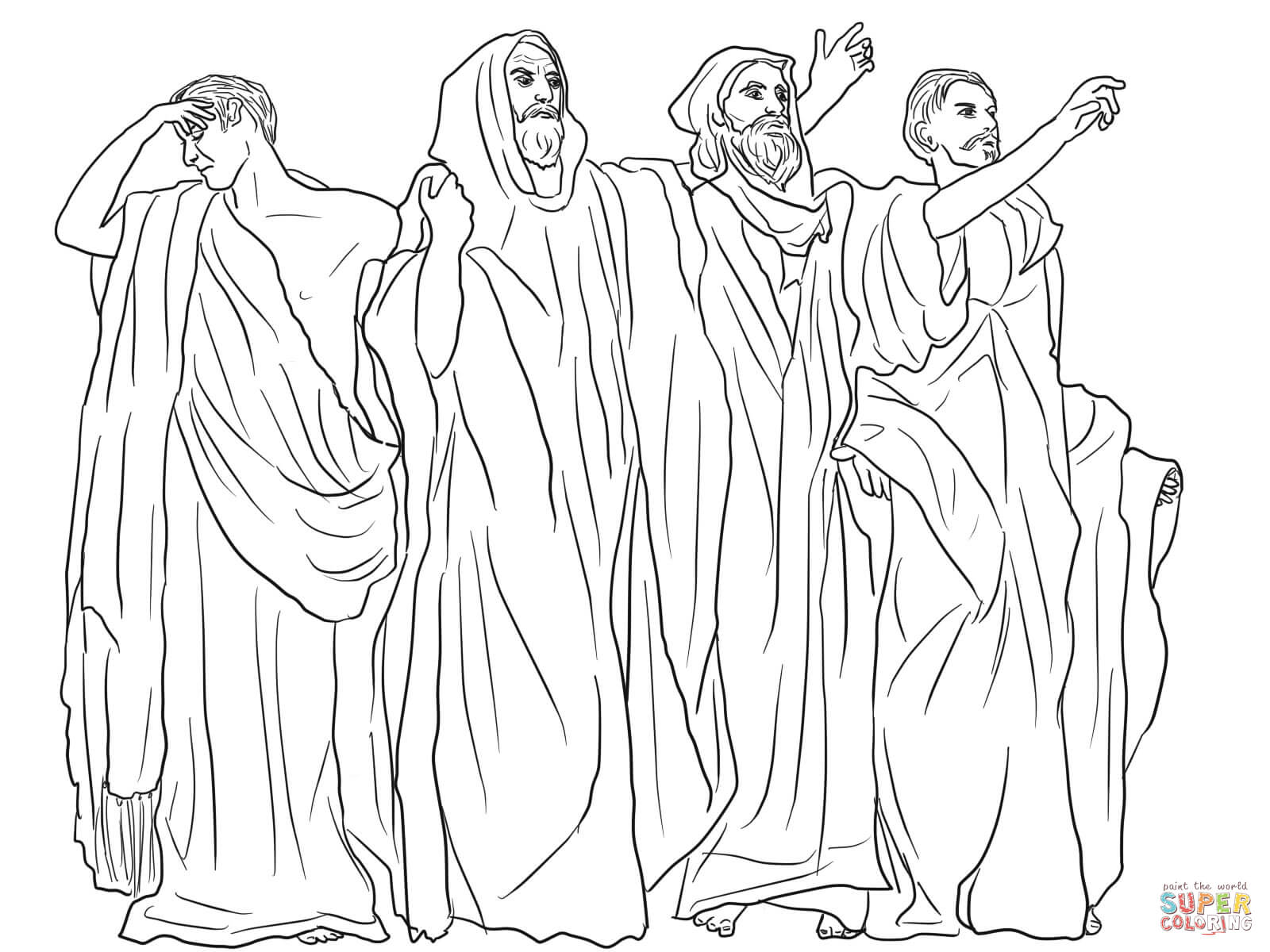 Zechariah Coloring Page - Coloring Home