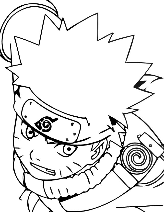Naruto Shippuden Coloring Page | Free Printable Coloring Pages