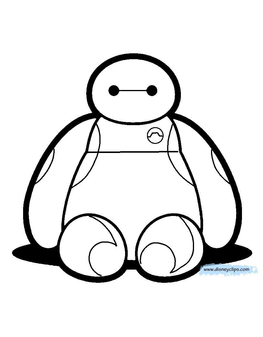 Baymax Coloring Pages - Coloring Home