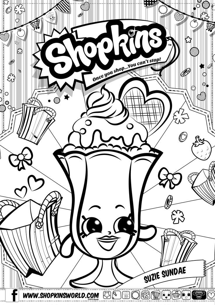 Shopkins Coloring Pages - Coloring Home